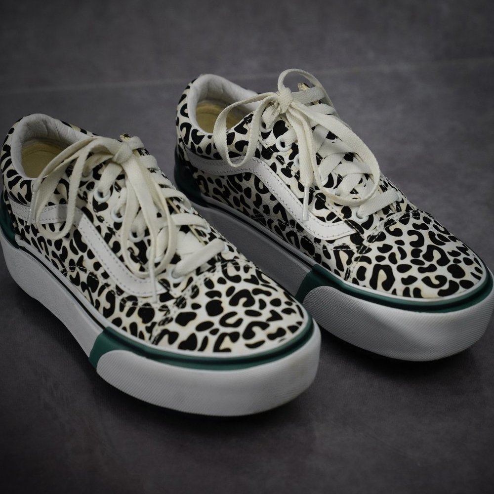 Vans Old Skool Stacked UV Ink Leopard Sneakers